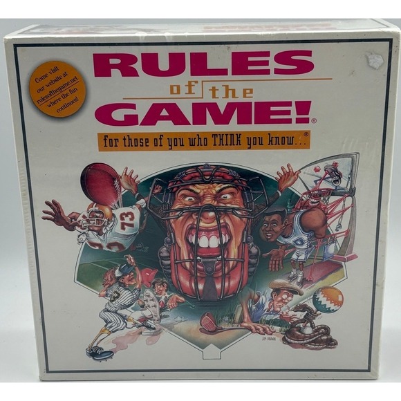 Game Technologies Other - Vintage 1995 Rules of the Game Board Game SEALED‎ by Game Technologies